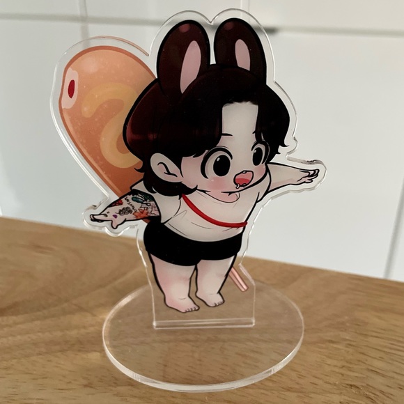 Jungkook acrylic standee 4 inches #kpop #bts #jungkook #seventeen - Picture 2 of 2